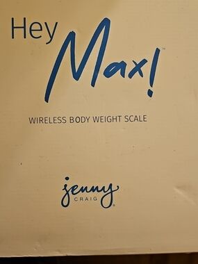 Hey Max! Wireless Body Weight Scale - Cream